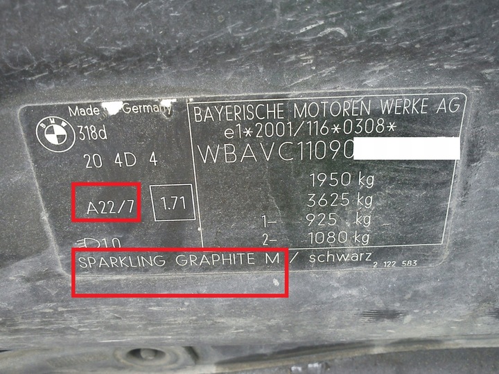 фото №8, Ручка зовнішня права зад a22/7 bmw e90 sedan