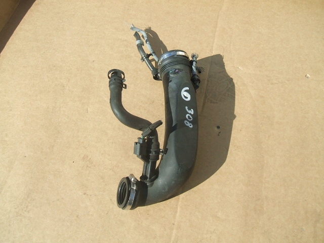 фото №9, Peugeot 308 t10 1.6 citroen труба шланг интеркулер воздуха