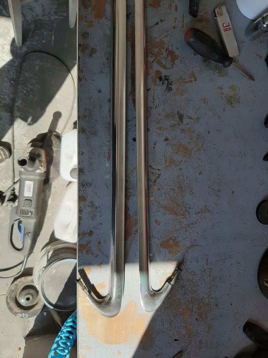 фото №1, Планка хром левый зад sedan audi a6 c7