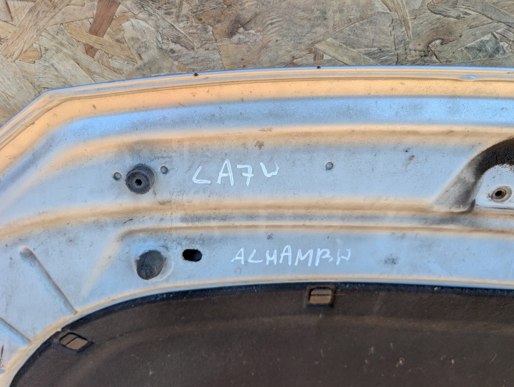 фото №8, Seat alhambra 7n 10-20 капот крышка двигателя цвет la7w