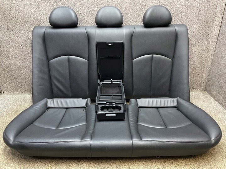 фото №6, Диван подлокотник зад кожа чёрная вентилируемая mercedes w211 sedan bdb