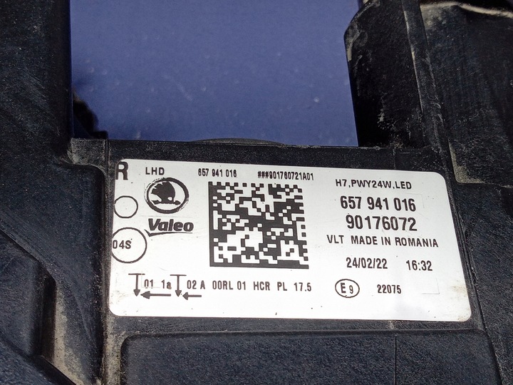 фото №5, Skoda scala 19- фара правий повний led eu 657941016