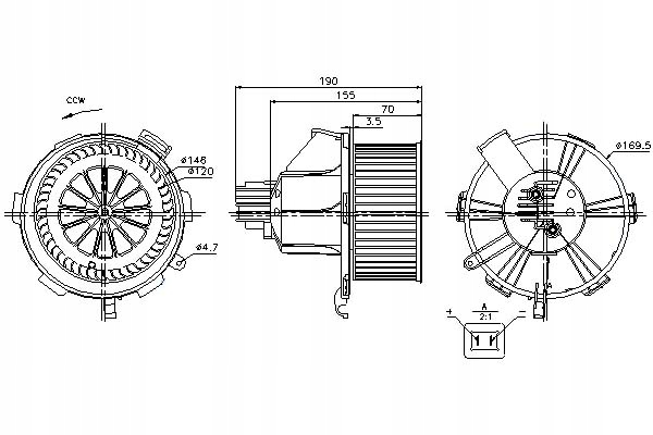 фото №14, Повітродувка nissens 87085 1845107