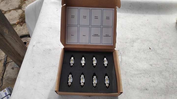 фото №1, Освещение интерьера led набор mazda 6 410078829a