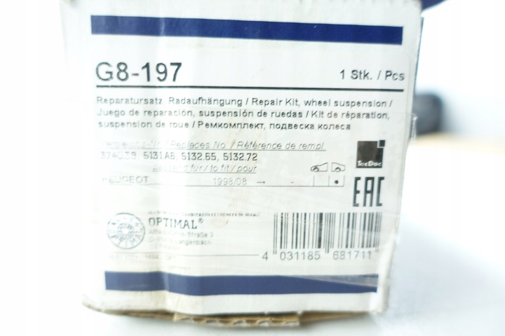 фото №9, Набор ремонтный подвешивание колёса peugeot 3740.39