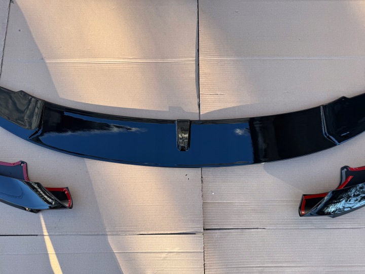фото №6, Передний lip bmw 4 f32 f33 13-20 стиль чёрный