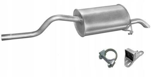 фото №1, Глушитель конечный 21.275 renault символ + набор