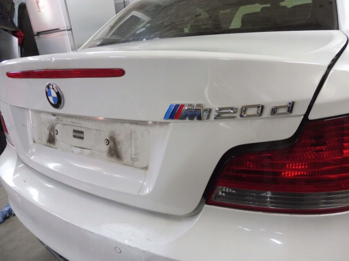 фото №5, Bmw e82 кришка багажника зад задня альпійський білий 3