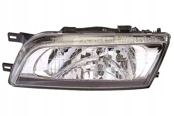 фото №1, Depo фара h4 цвет вкладыш: хромированный nissa