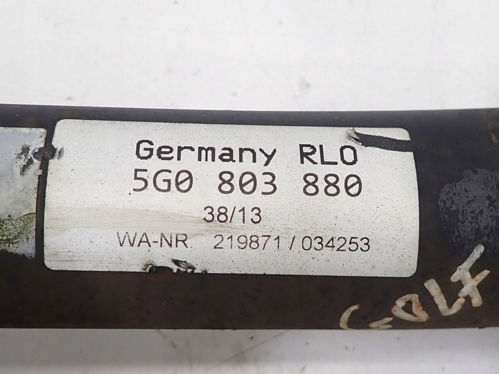 фото №14, Hak буксирувальний балка кулеподібний елемент vw volkswagen golf vii 5g0803880