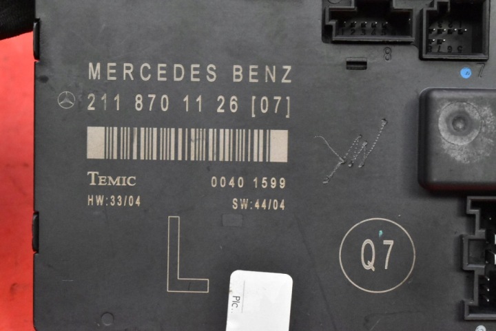 фото №7, Блок керування  модуль двері ліві перед 2118701126 mercedes e-klasa w211 02-06