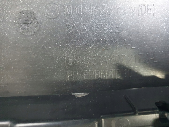 фото №16, Vw touran 3 iii 5ta 15- бампер перед передній