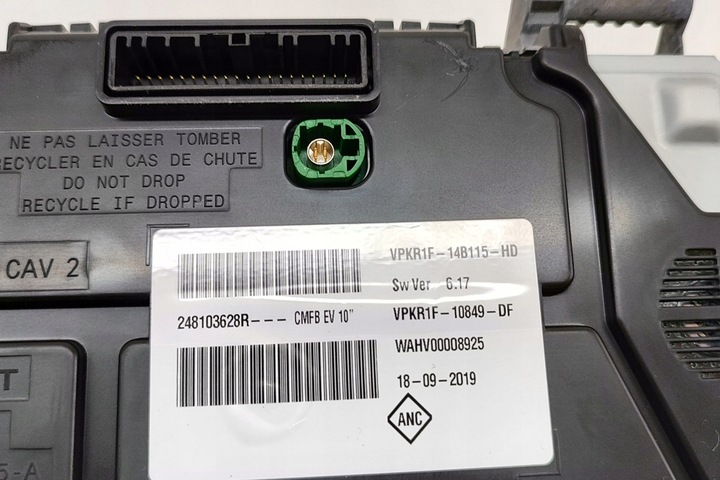 фото №7, Renault zoe набор индикаторов спидометр 248103628r электрика 2020