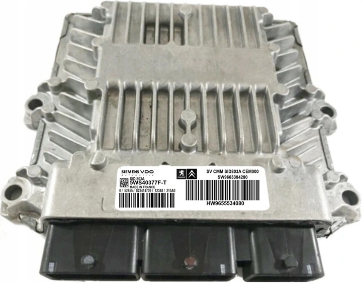фото №1, Компьютер ecu citroen c8 5ws40377f-t 9663384280