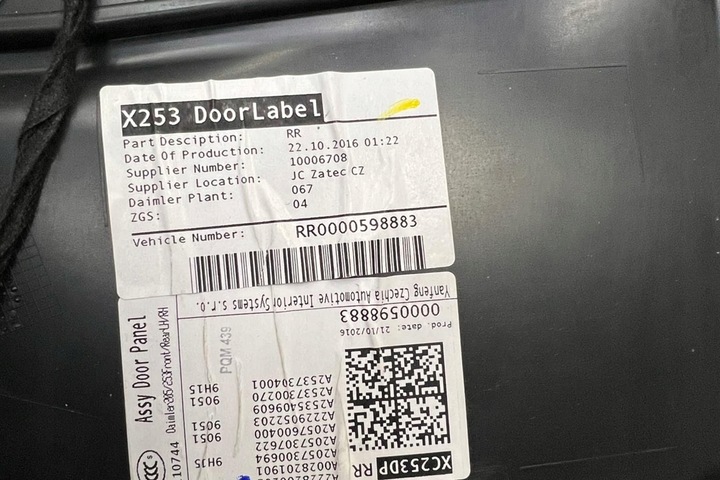 фото №14, Комплект сидений mercedes-benz glc x253, c253 aa01001321 дизель 2015