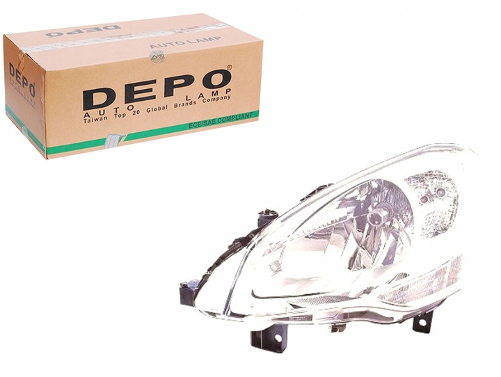 фото №1, Фара h4 електричний з двигуном citroen ber