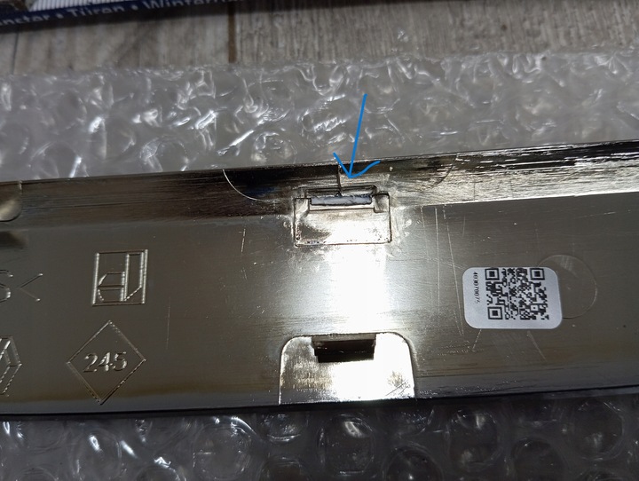 фото №9, Планка двері хром праві зад renault clio v 828d06087r новий оригінал