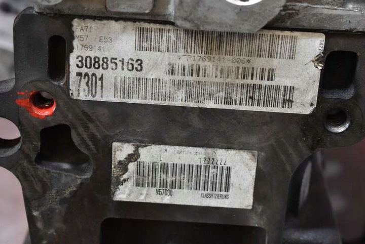 фото №10, Двигатель стойка дизель насос m57d30 bmw x5 e53 3.0 d 184 km 99-03 kompresja