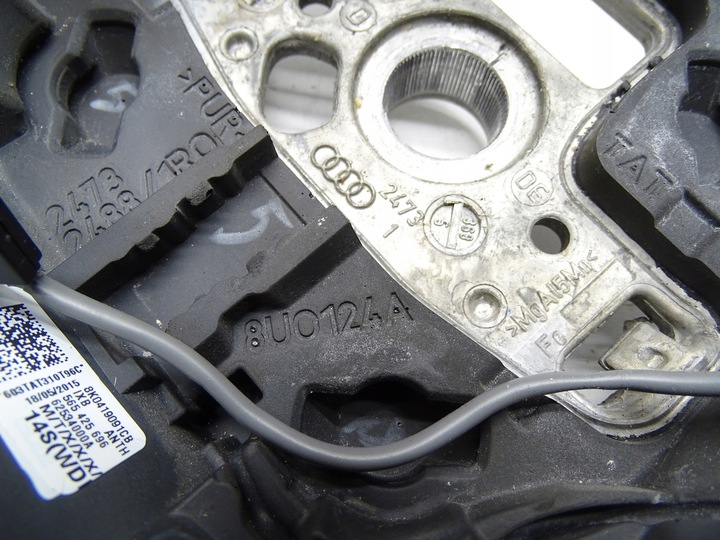 фото №14, Кермо шкіра мульті пелюстки s-line audi a4 b8 a5 8t рестайлінг 8k0419091cb