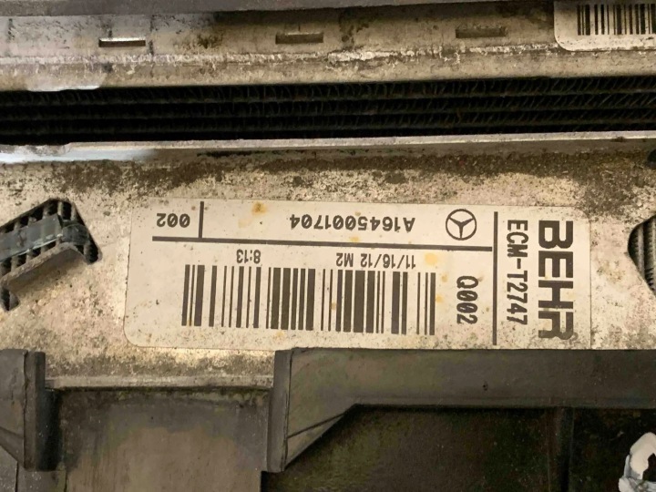 фото №6, Комплект радіатор mercedes-benz r w251, v251 a1645000593 3.0l дизель 195kw