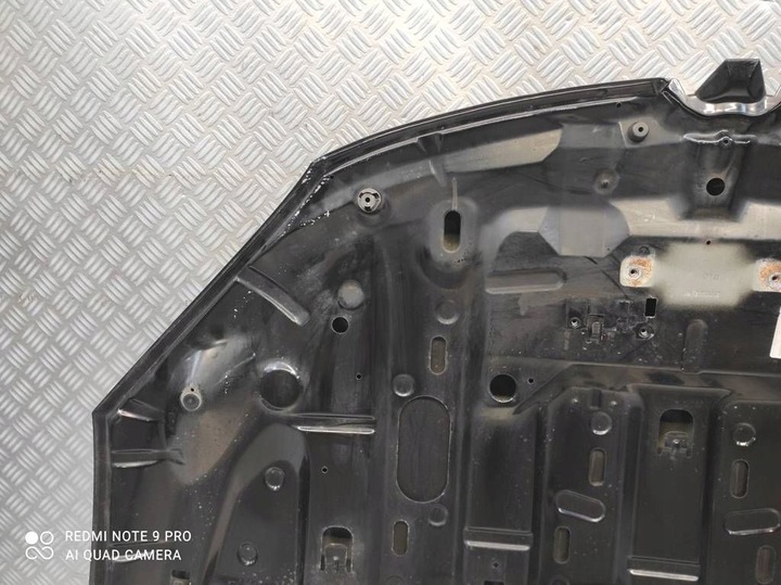 фото №13, Renault megane iii рестайлінг капот передня кришка двигуна колір чорний tegne