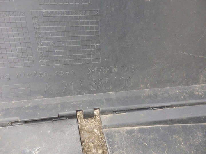 фото №9, Бампер дифузор зад mercedes e-klasa w213 sedan a2138851801 з планка