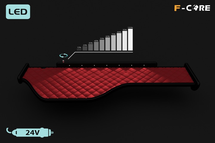 фото №5, Полиця na панель приладів tir daf xf 106 14- подвійна євро 6