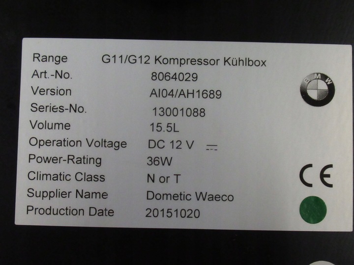 фото №8, Bmw g11 g12 бардачок холодильник коробка радиаторная chłodząca 8064029