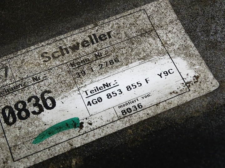 фото №11, Планка накладка порогова ліва audi a6 c7 s-line ly9c 4g0853855f