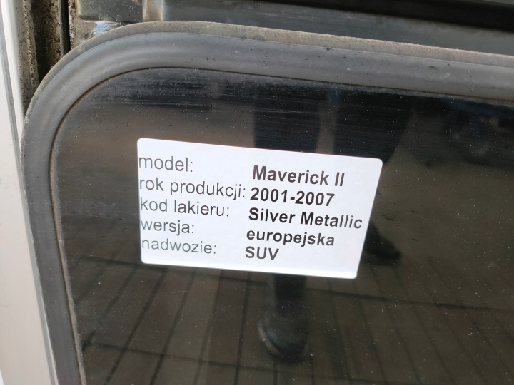 фото №6, Ford maverick ii 01-07 люк двигунчик скло дах kpl oem номер