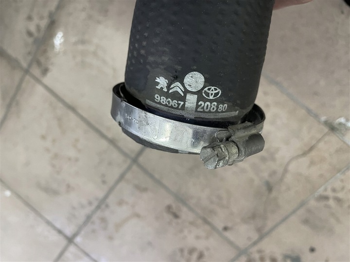 фото №9, Шланг шланг turbo інтеркулер 2.0 bluehdi peugeot expert 3 iii jumpy