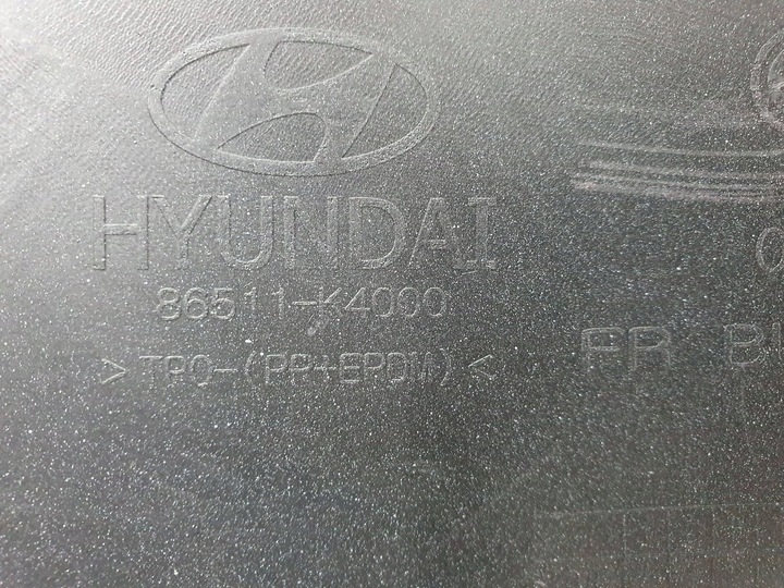 фото №14, Hyundai kona электрический 18-20 бампер перед переднее 86511-k4000