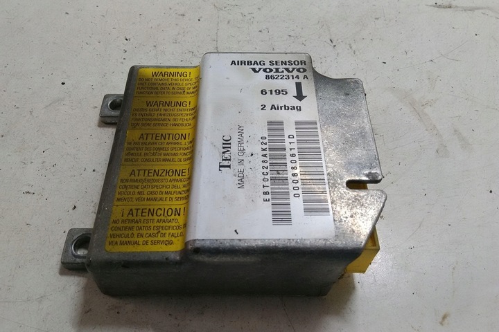 фото №1, Модуль подушка безопасности volvo v70 ii sw 8622314a 2.5l дизель 103kw 2000