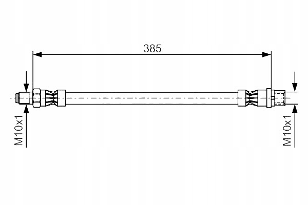 фото №2, Шланг гальмівний гнучкий перед l/p mercedes c c204 c cl203 c