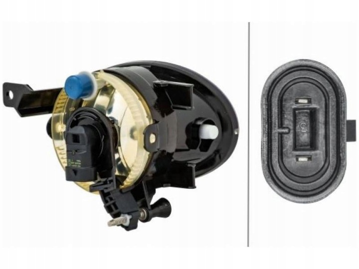 фото №2, Галоген протитуманний лівий hella 1n0 009 954-411