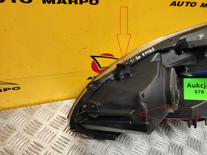 фото №11, Toyota prius 2009- фара лампа повний led права usa