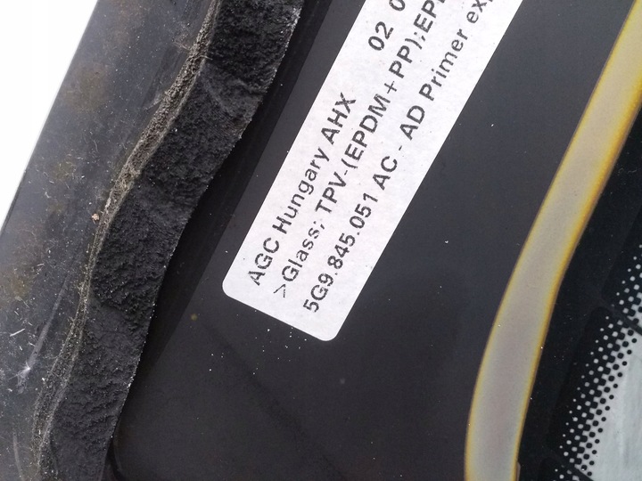 фото №10, Volkswagen golf vii 2016 стекло задняя