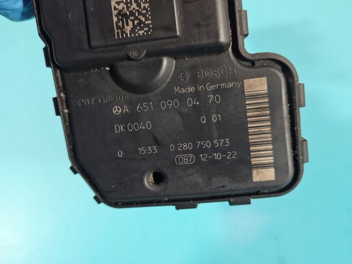 фото №6, Дросельна заслінка mercedes vito w639 a6510900470 0280750573 2.2 cdi 651900