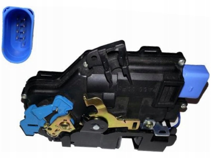 фото №1, Замок двері лівий перед vw phaeton 02-16 touareg 02-10 touran 03-10