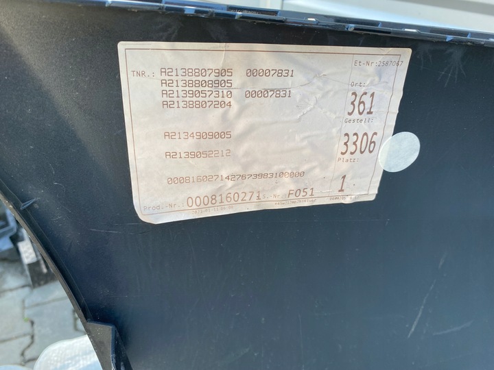 фото №6, Mercedes e 213 рестайлінг amg бампер задній