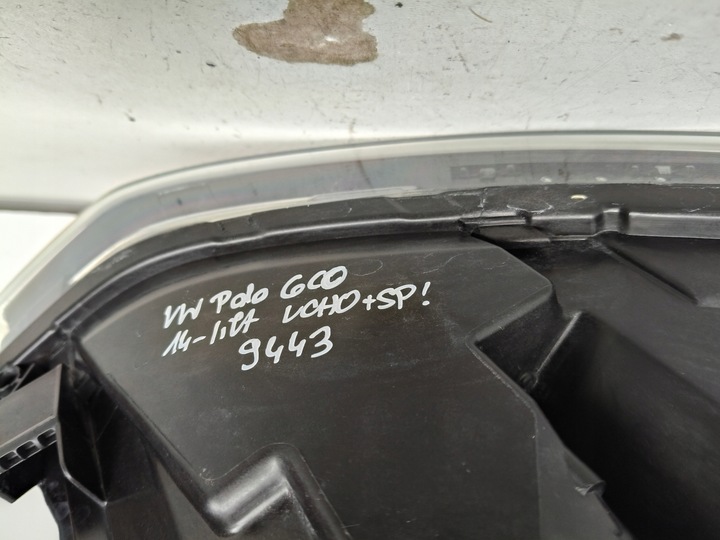 фото №9, Лампа левая фара vw polo 6c 6c0 14- рестайлинг