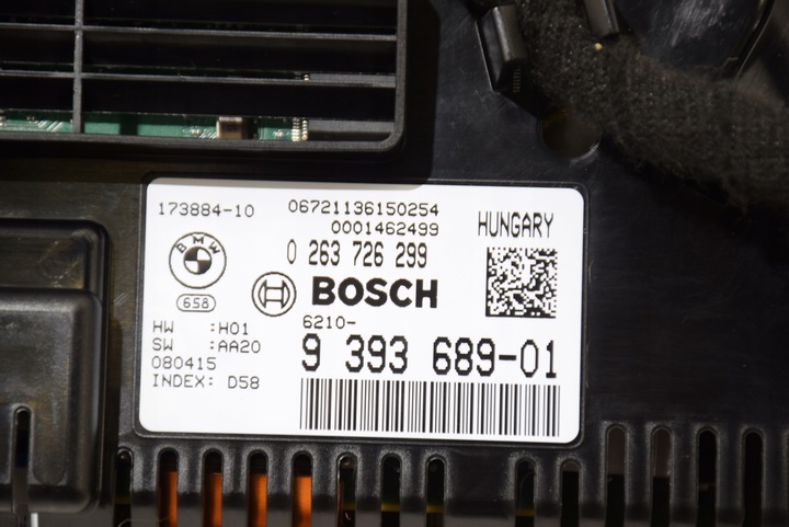 фото №13, Bmw f01 f10 lci x3 f25 x4 f26 спидометр приборы бензин usa mph hud 78307km