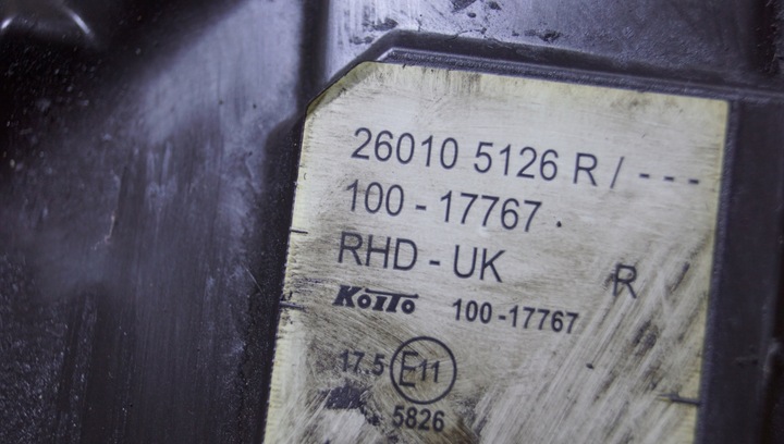 фото №16, Лампа правий перед renault kangoo ii рестайлінг uk