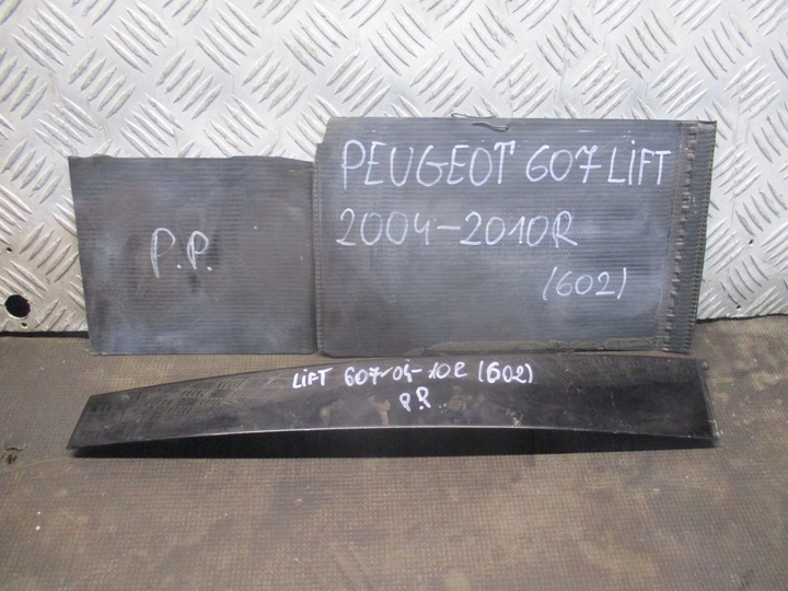 фото №1, Планка вертикальна двері правий перед peugeot 607 04-10r