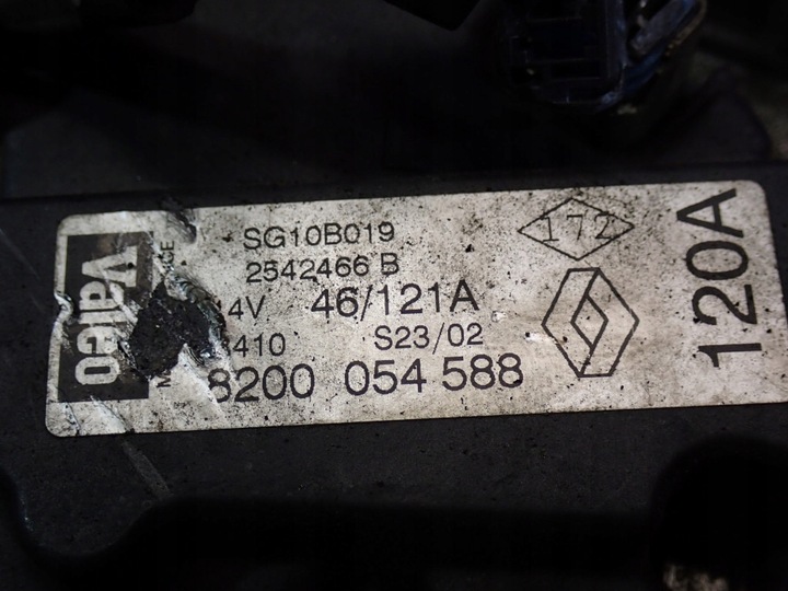 фото №10, Renault scenic i 99-03 1.9 d генератор 8200054588