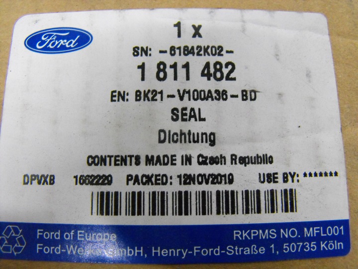 фото №9, Прокладка порога двері правих ford tourneo custom