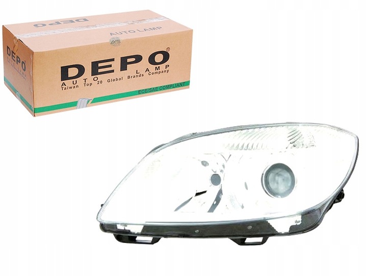 фото №2, Depo фара skoda fabia 09- фара h7/h7 le