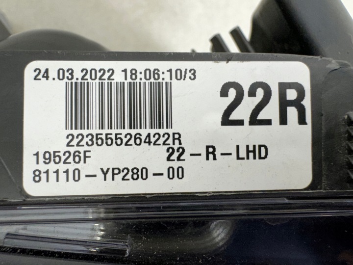 фото №15, Toyota chr ch-r рестайлінг повний led права фара перед фара eu - чорна gr
