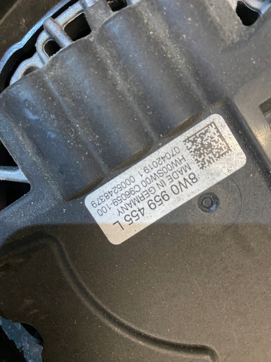 фото №6, Вентиляторы радиатор корпус audi a4 8w a5 f5 a6 a7 4k a8 4n q7 q8 touareg