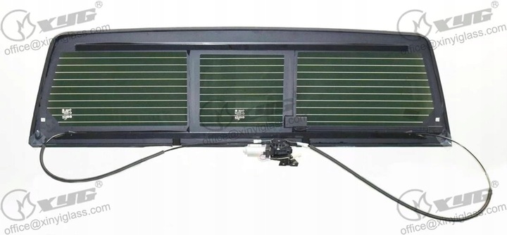 фото №1, Скло задня dodge ram 2009-2019 темне з підігрівом з okienkiem